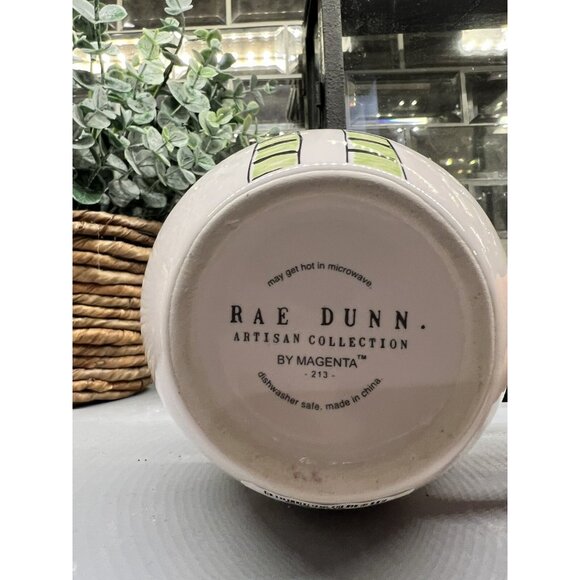 RAE DUNN Christmas Cheer Red ELF SHOES Feet Gloss Ceramic Magenta MUG NEW - Picture 2 of 3